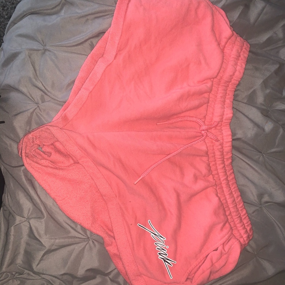 Pink (pink in color) shorts